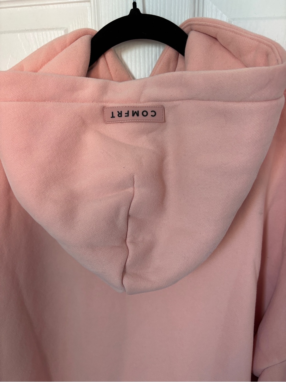 Comfrt Pastel Bubblegum Pink EXTREMELY OVERSIZED 2XL Hoodie Supersoft Lining - Picture 4 of 8